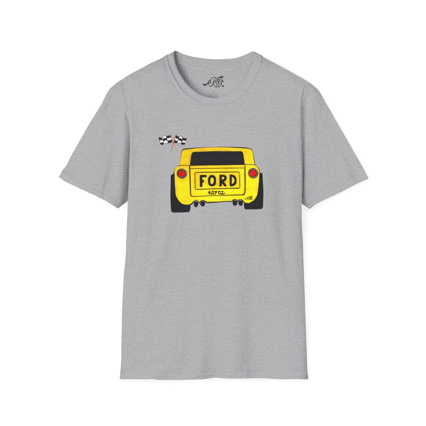 Yellow Ford Softstyle Tee