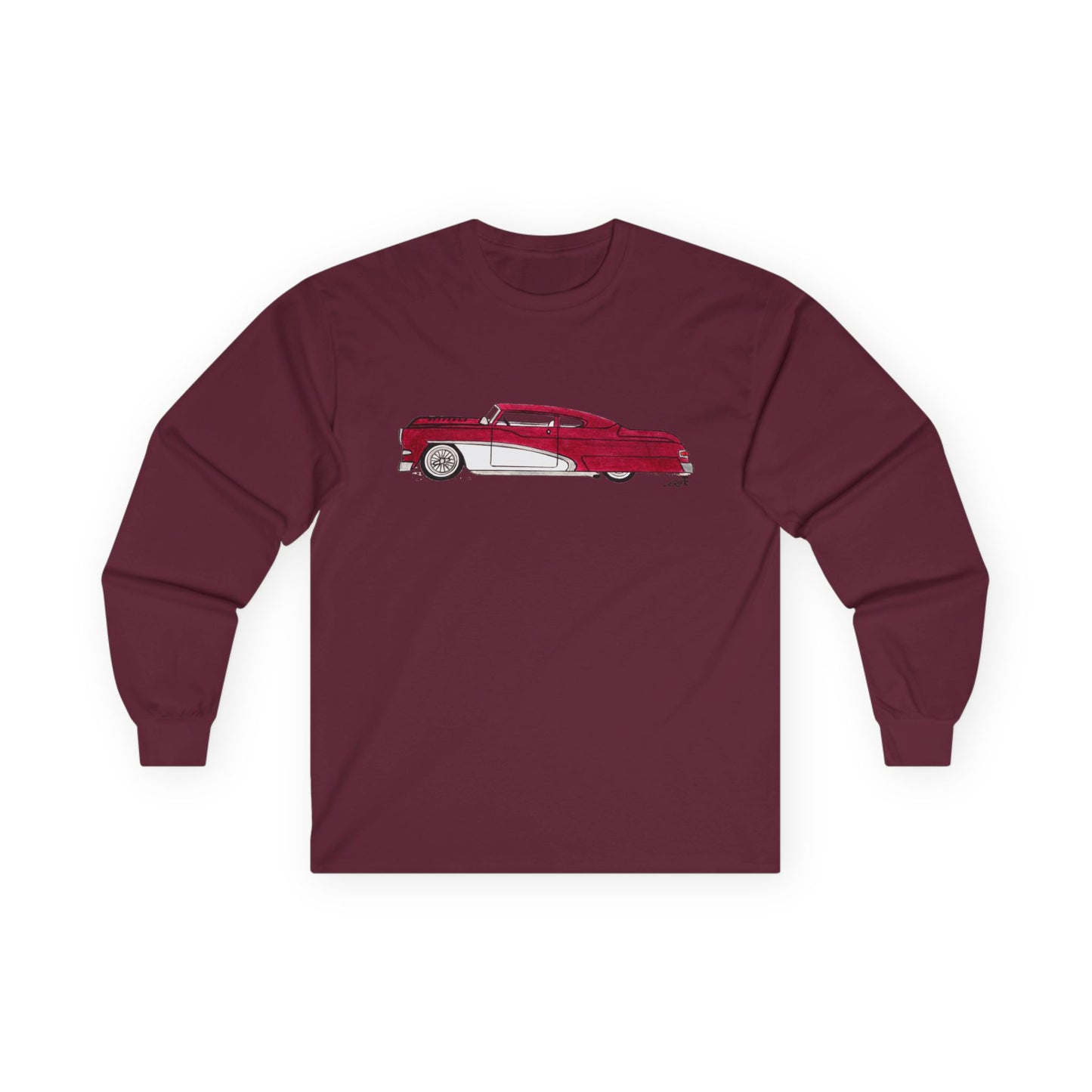 Red Runs Deep Softstyle Long Sleeve Tee