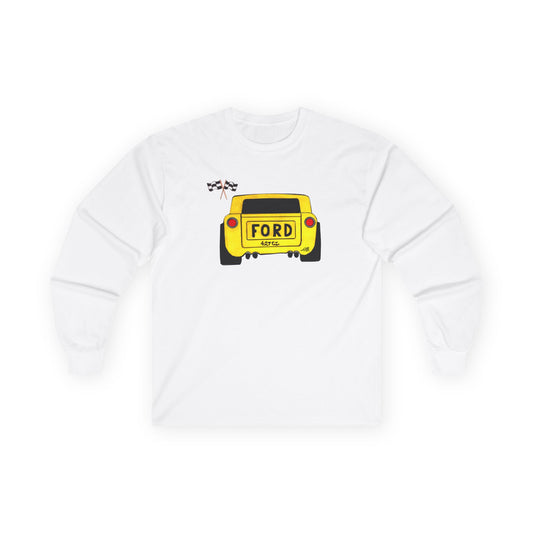 Yellow Ford Softstyle Long Sleeve Tee