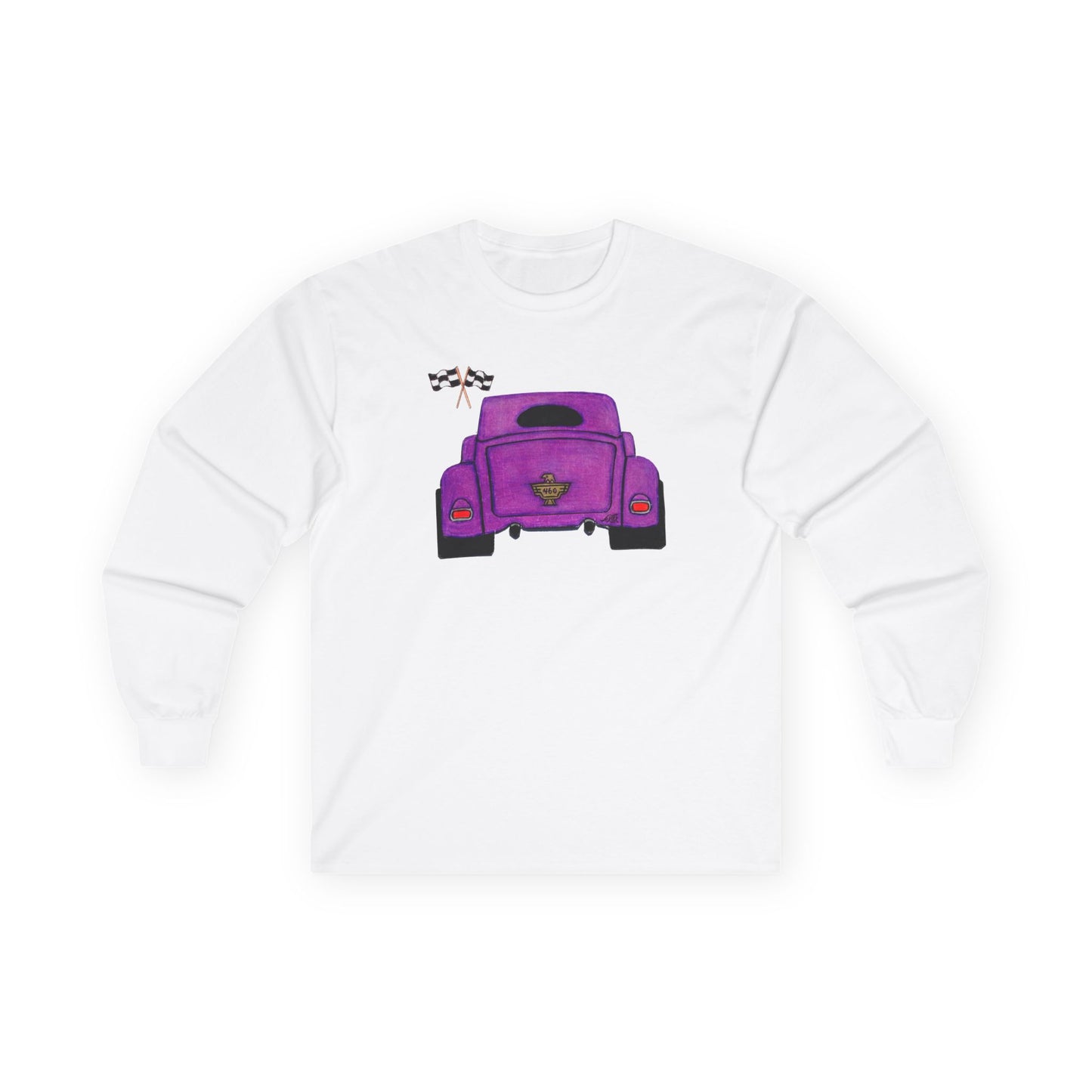 Purple Falcon Softstyle Long Sleeve Tee