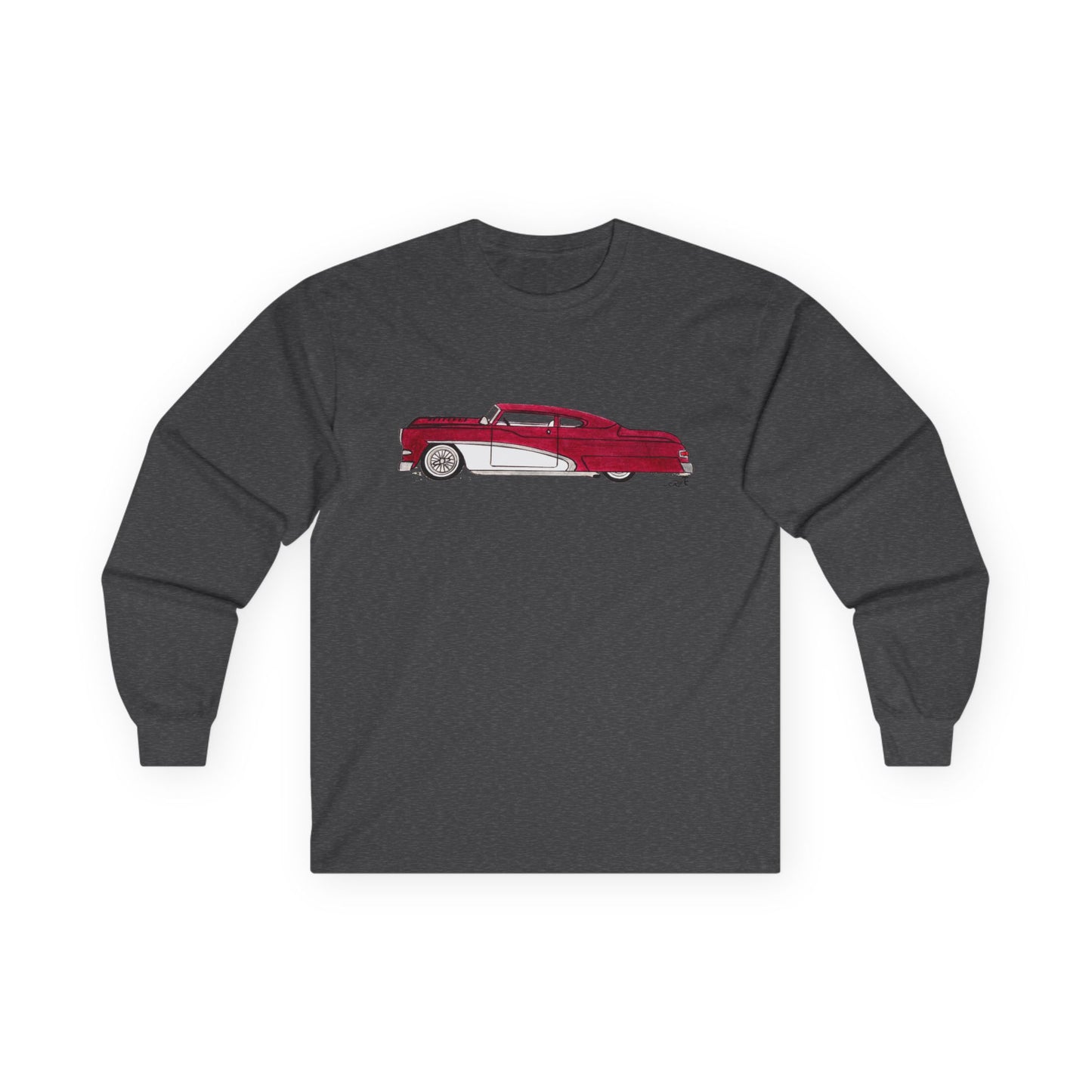 Red Runs Deep Softstyle Long Sleeve Tee