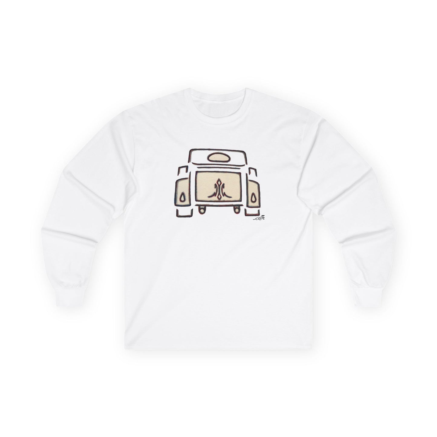 Tailgate Lines Softstyle Long Sleeve Tee