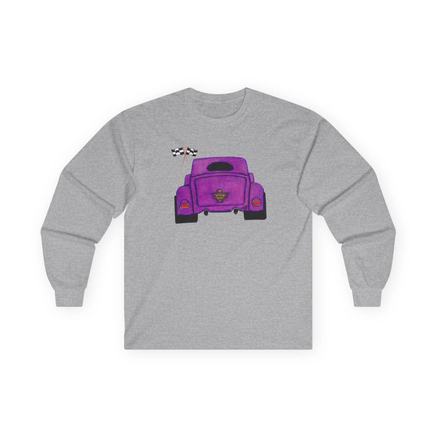 Purple Falcon Softstyle Long Sleeve Tee