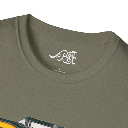 Green and Gold Cruiser Softstyle Tee