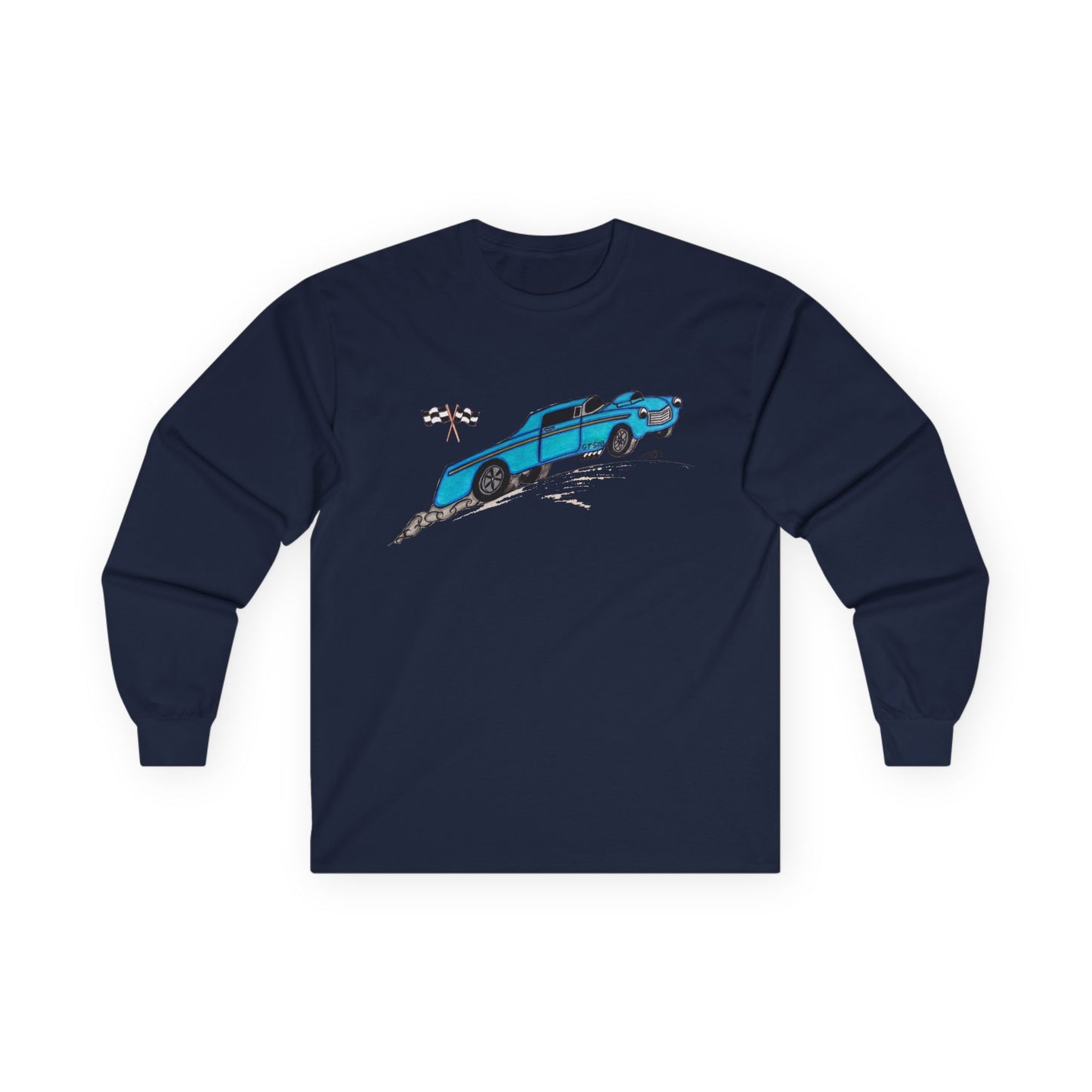 Blue GT500 Softstyle Long Sleeve Tee