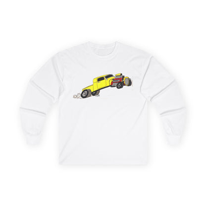 Yellow Hot Rod Softstyle Long Sleeve Tee