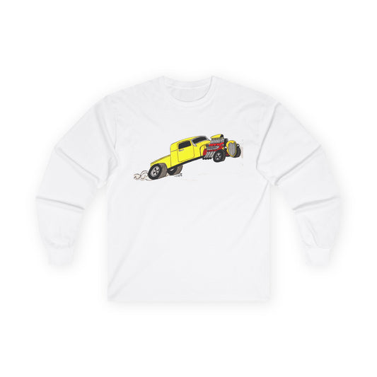 Yellow Hot Rod Softstyle Long Sleeve Tee