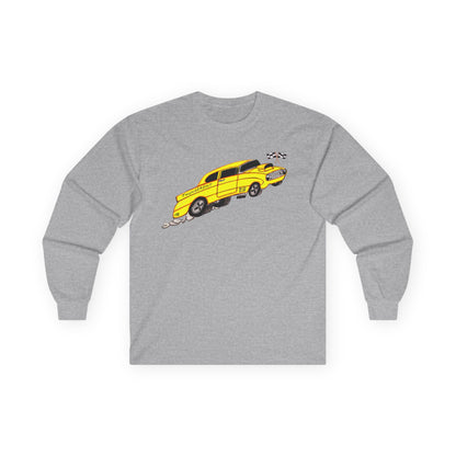 Yellow Ford Thunderbolt Softstyle Long Sleeve Tee