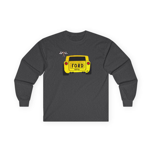 Yellow Ford Softstyle Long Sleeve Tee