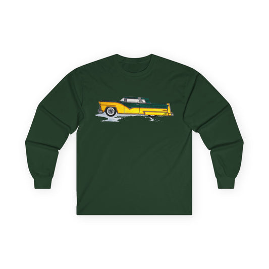 Green and Gold Cruiser Softstyle Long Sleeve Tee