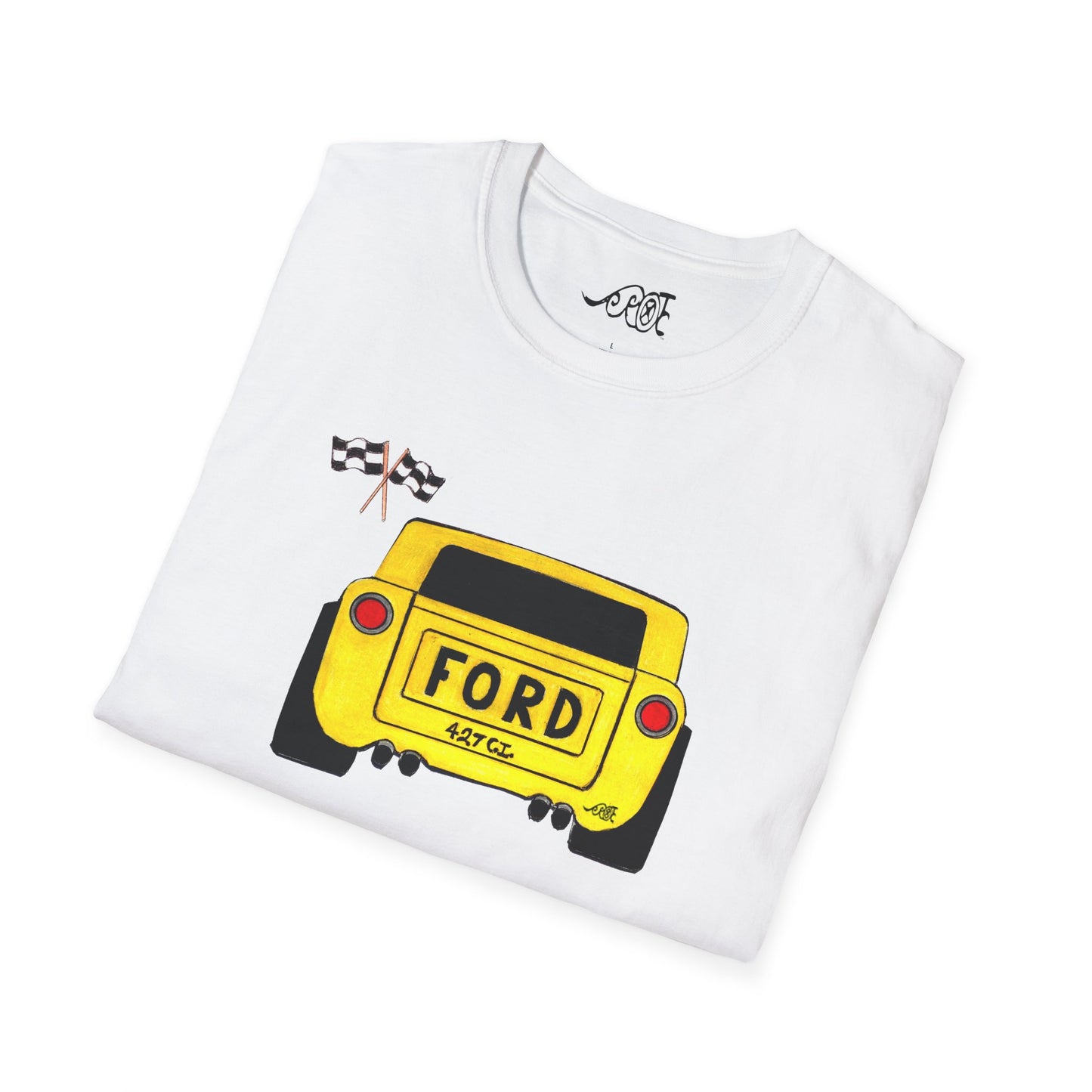 Yellow Ford Softstyle Tee