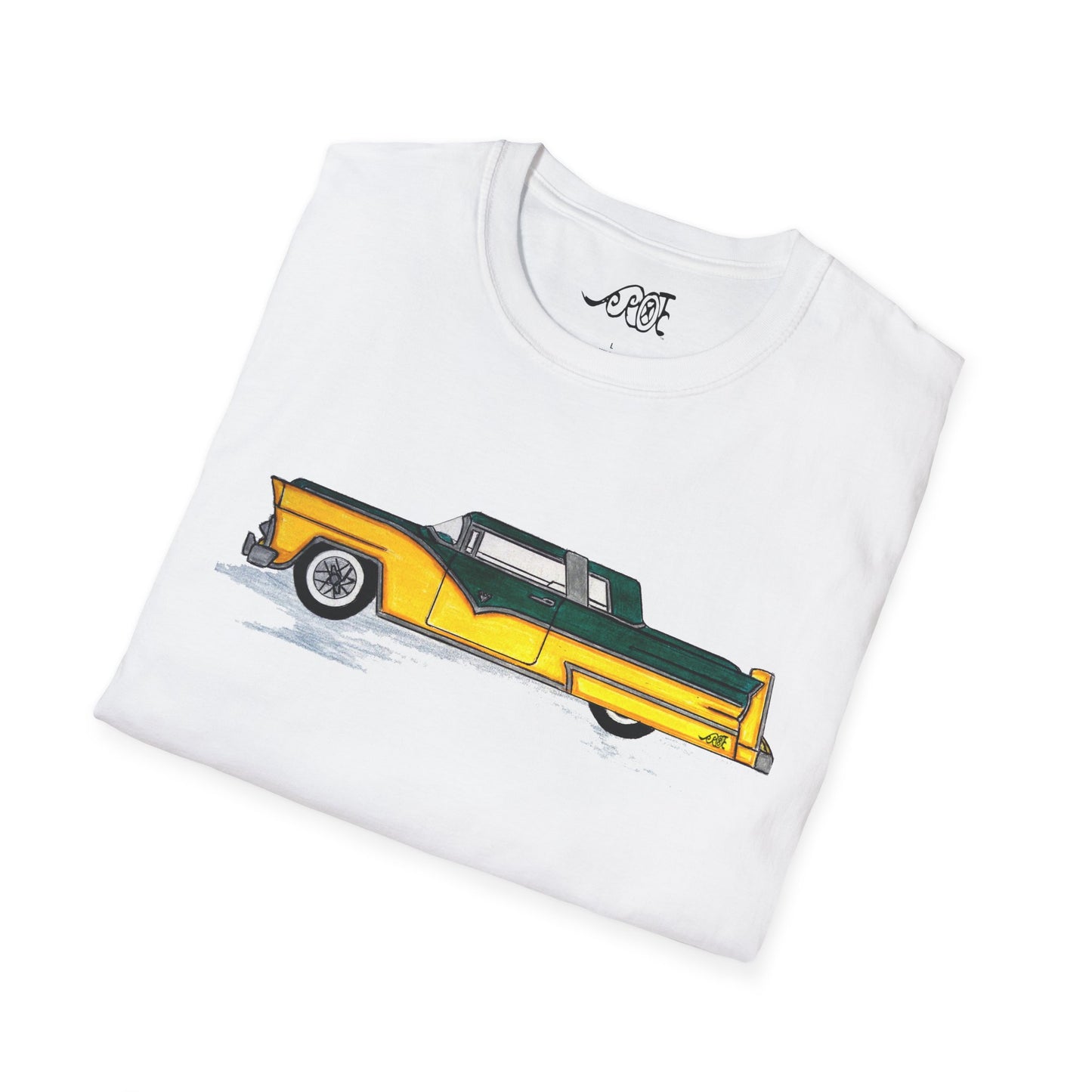 Green and Gold Cruiser Softstyle Tee
