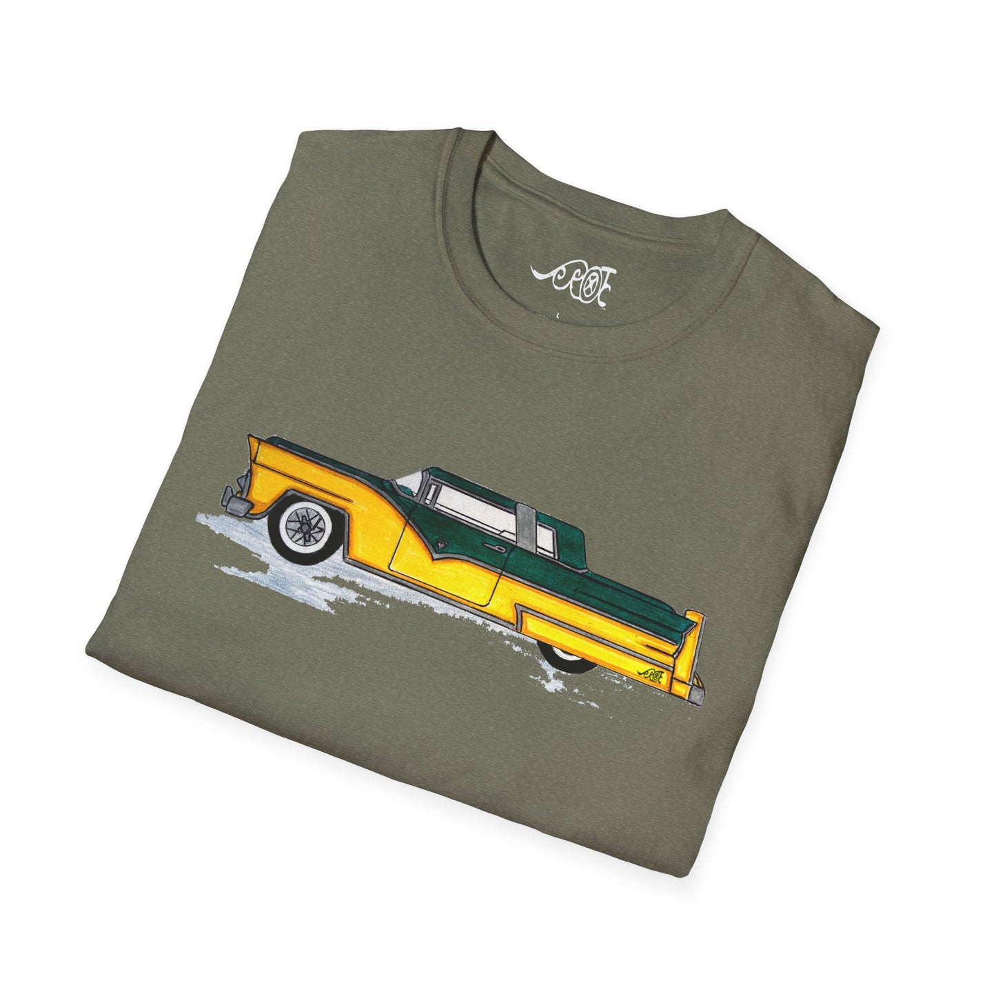 Green and Gold Cruiser Softstyle Tee