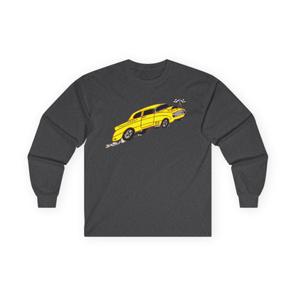 Yellow Ford Thunderbolt Softstyle Long Sleeve Tee