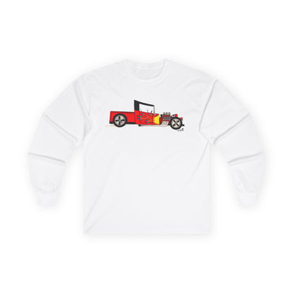 Flamin’ Hot Rod Softstyle Long Sleeve Tee