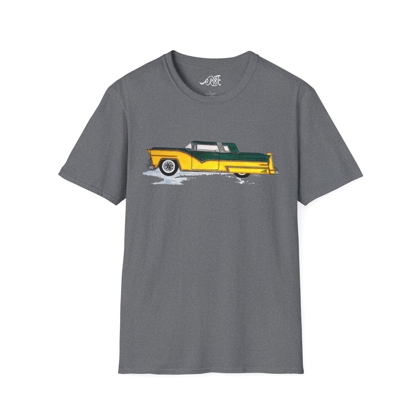 Green and Gold Cruiser Softstyle Tee