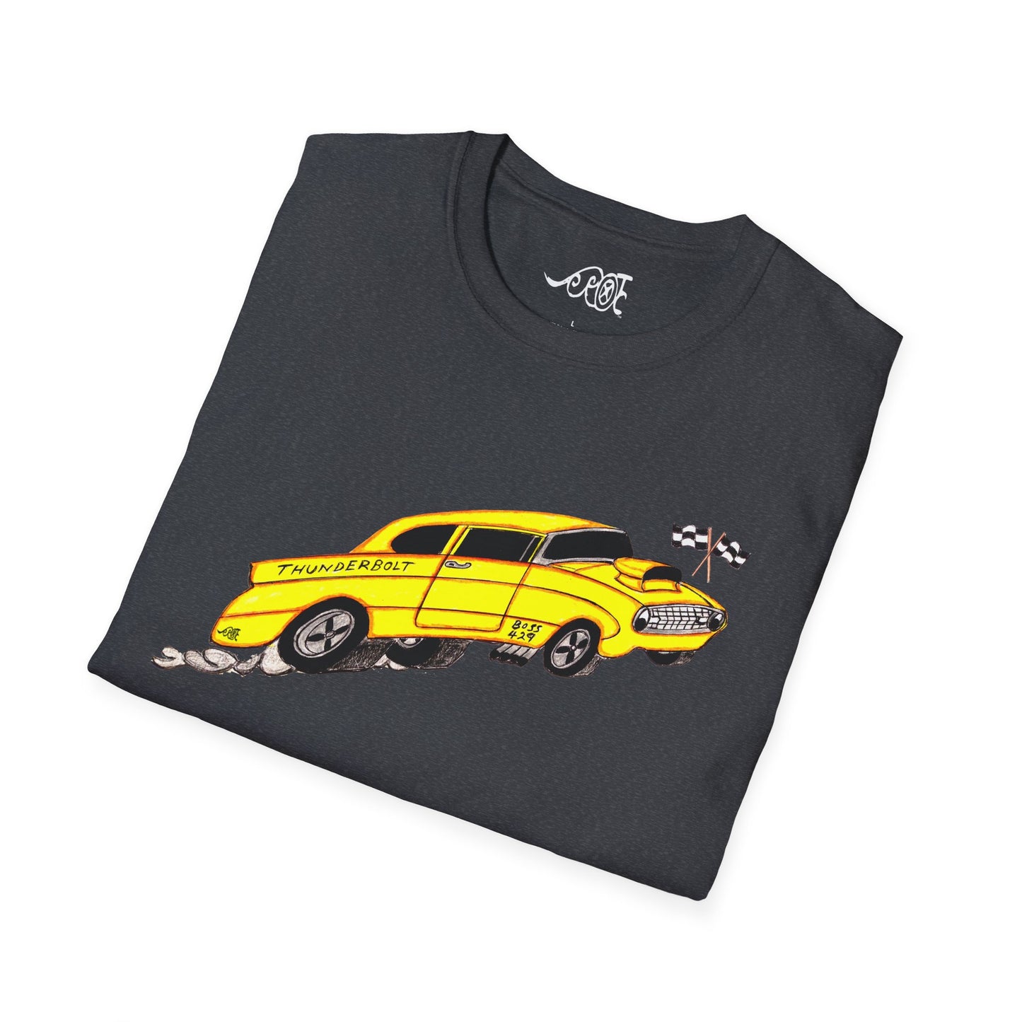 Yellow Ford Thunderbolt Softstyle Tee