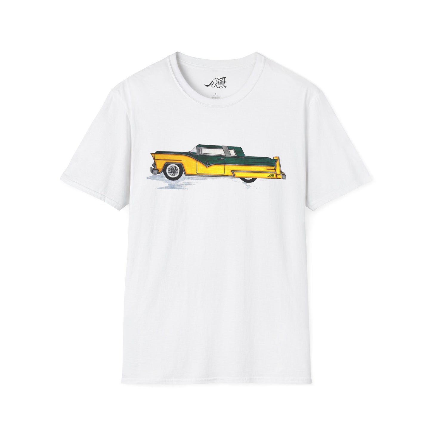 Green and Gold Cruiser Softstyle Tee
