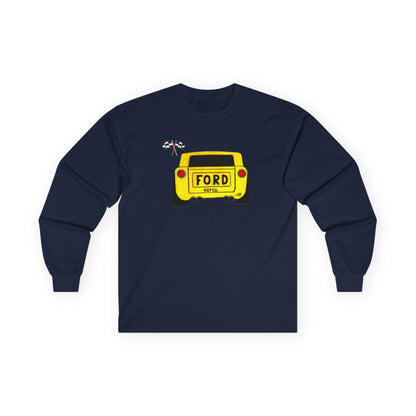 Yellow Ford Softstyle Long Sleeve Tee
