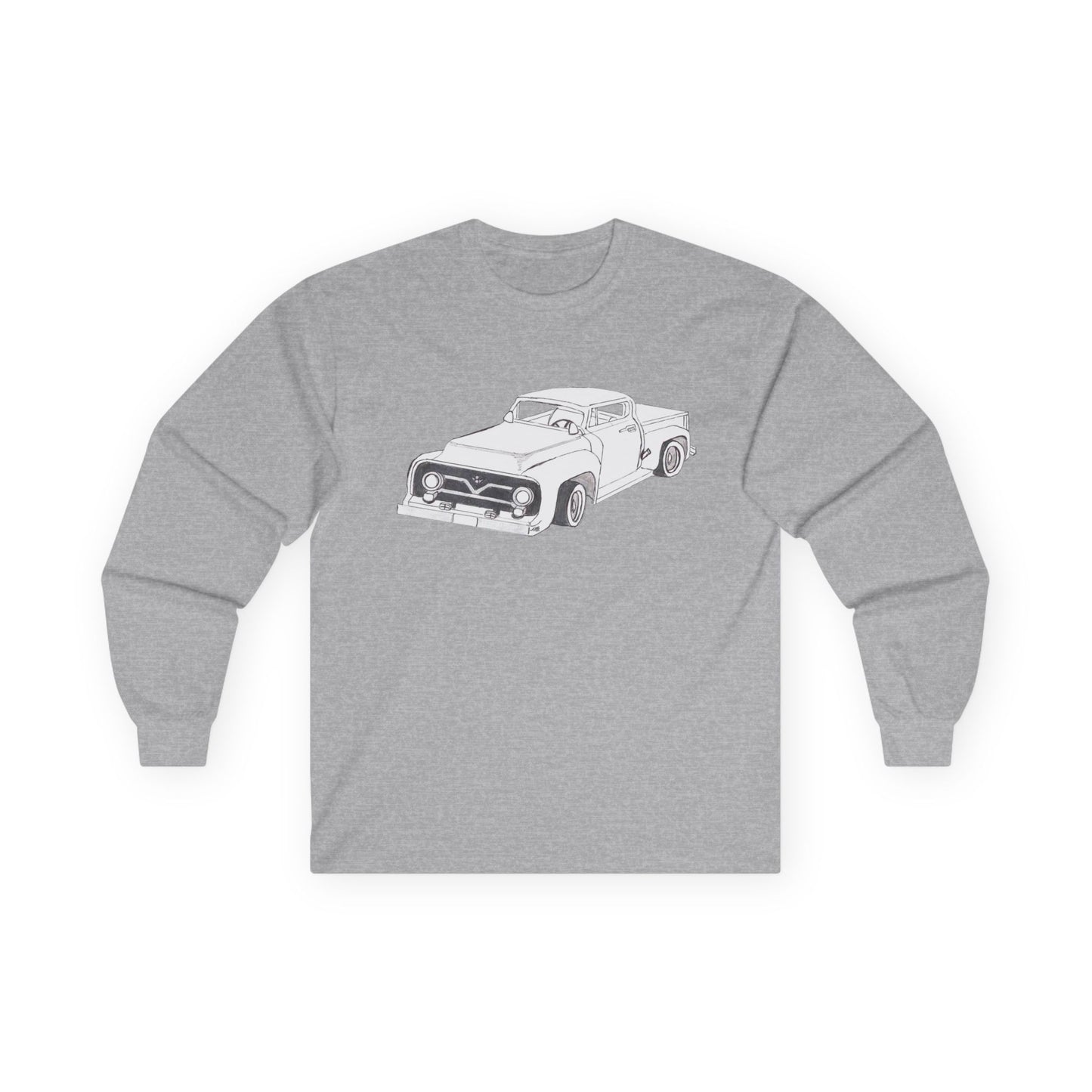 Pure Sketch Softstyle Long Sleeve Tee