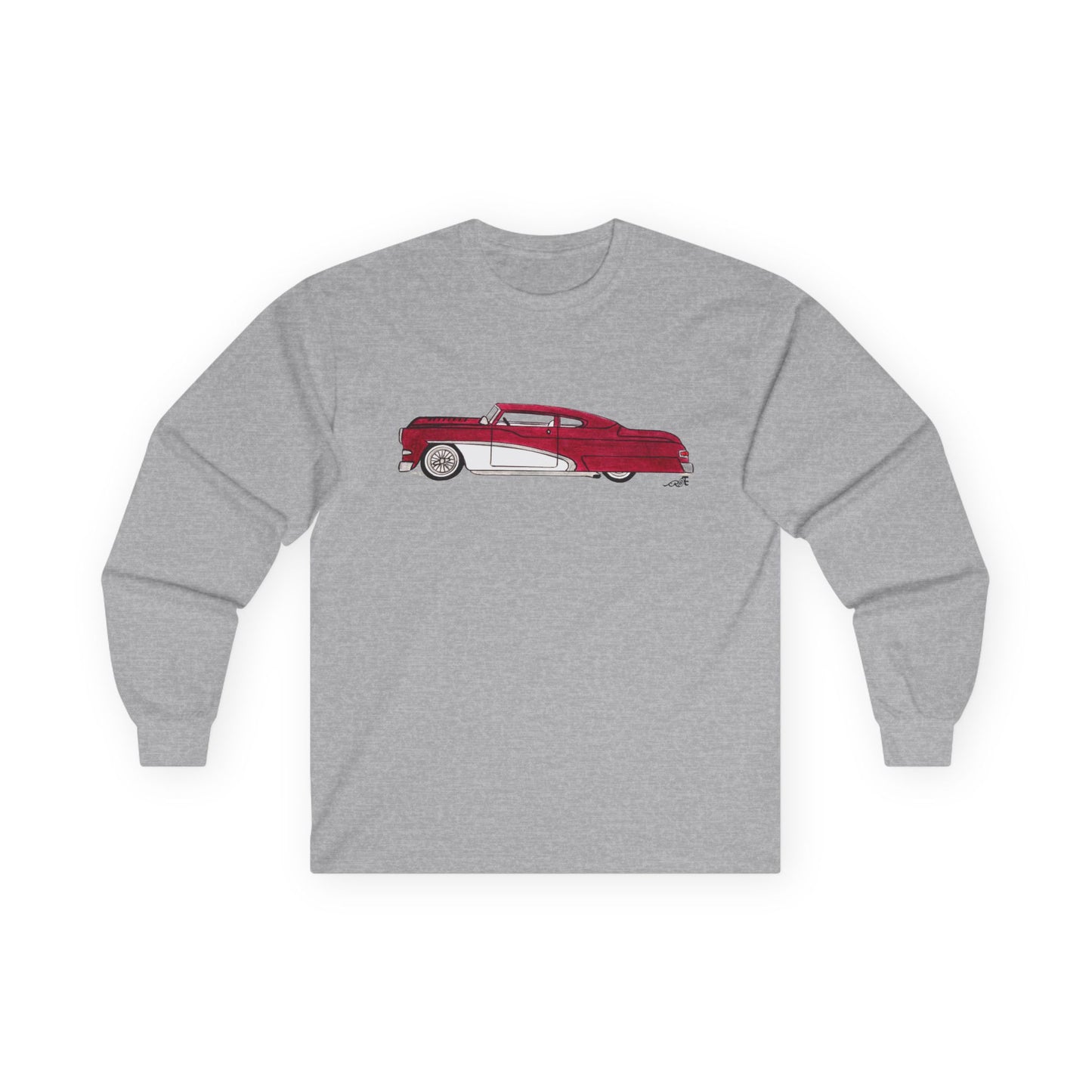 Red Runs Deep Softstyle Long Sleeve Tee