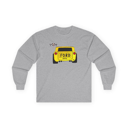 Yellow Ford Softstyle Long Sleeve Tee