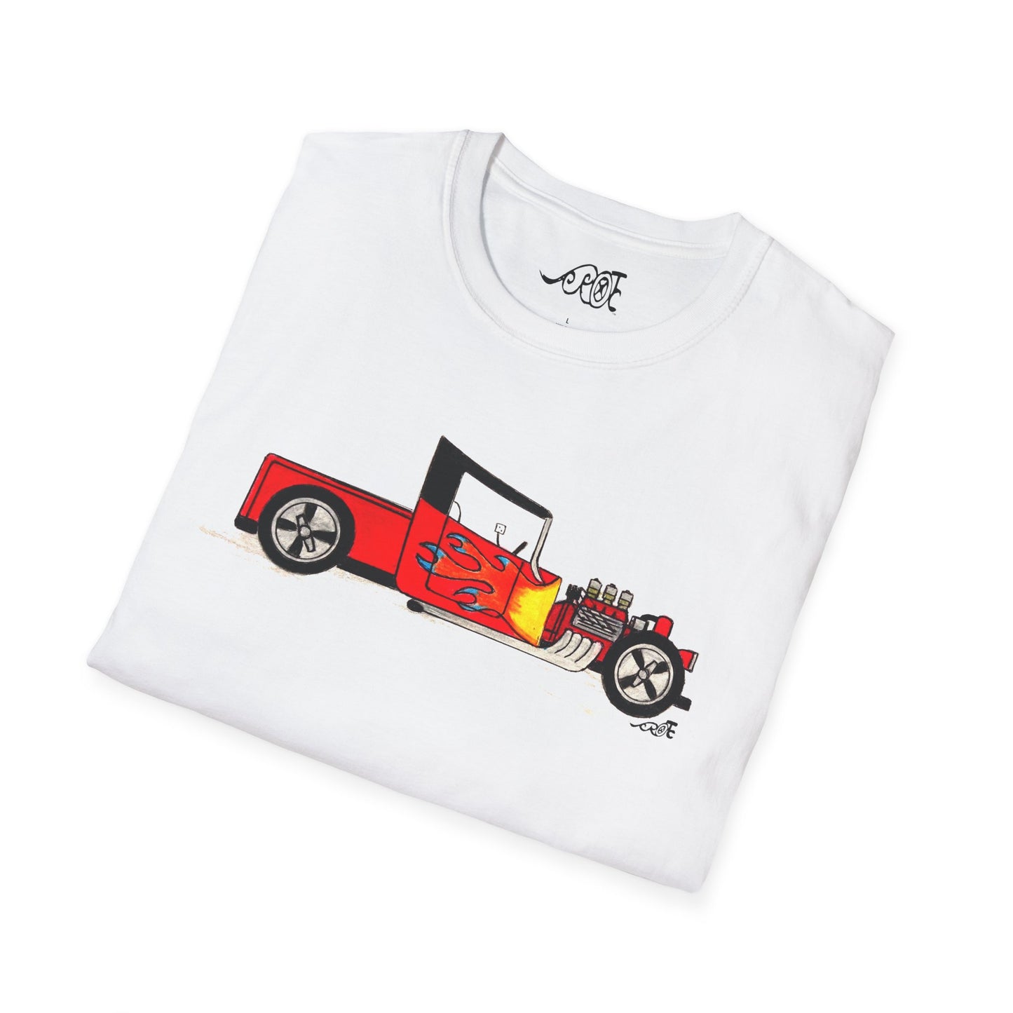 Flamin' Hot Rod Softstyle Tee