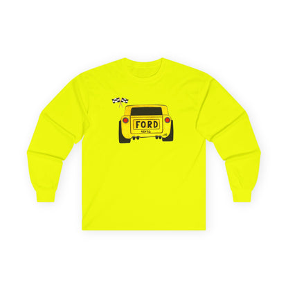 Yellow Ford Softstyle Long Sleeve Tee
