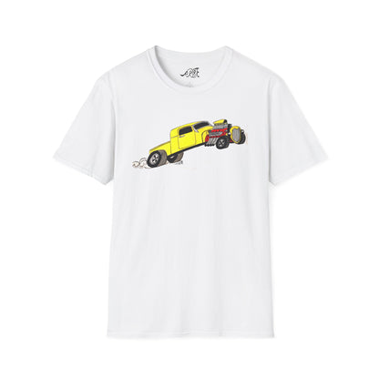 Yellow Hot Rod Softstyle Tee